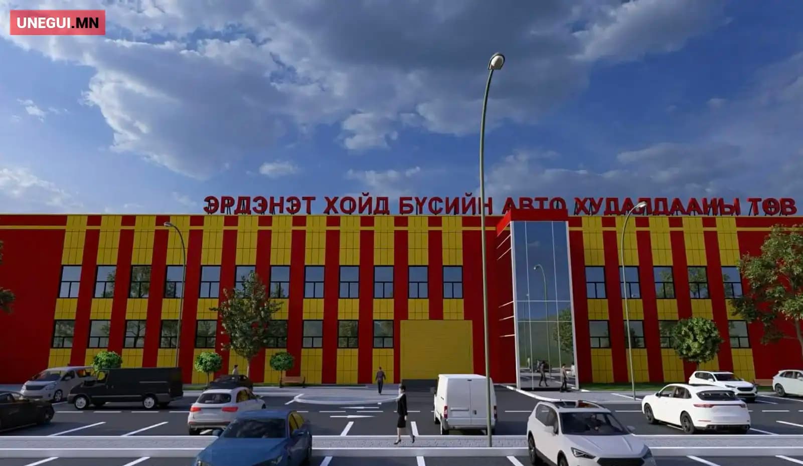 Эрдэнэт хотод хойд бүсийн авто худалдааны төвд 48.21 мкв талбай