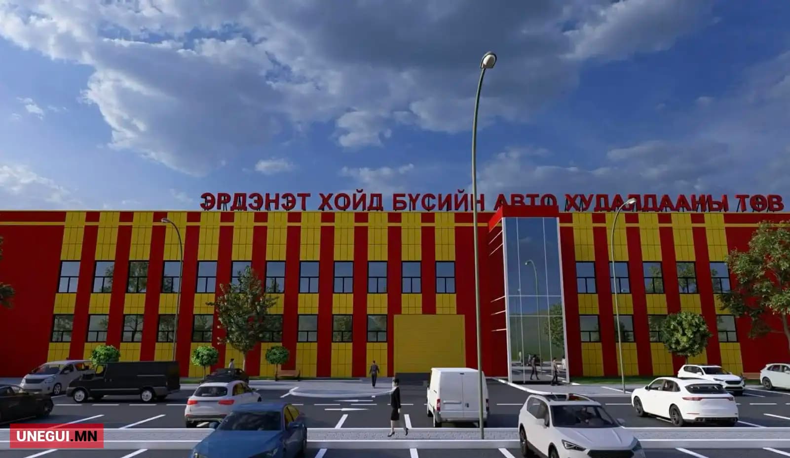 Эрдэнэт хотод хойд бүсийн авто худалдааны төвд 17.99 мкв талбай